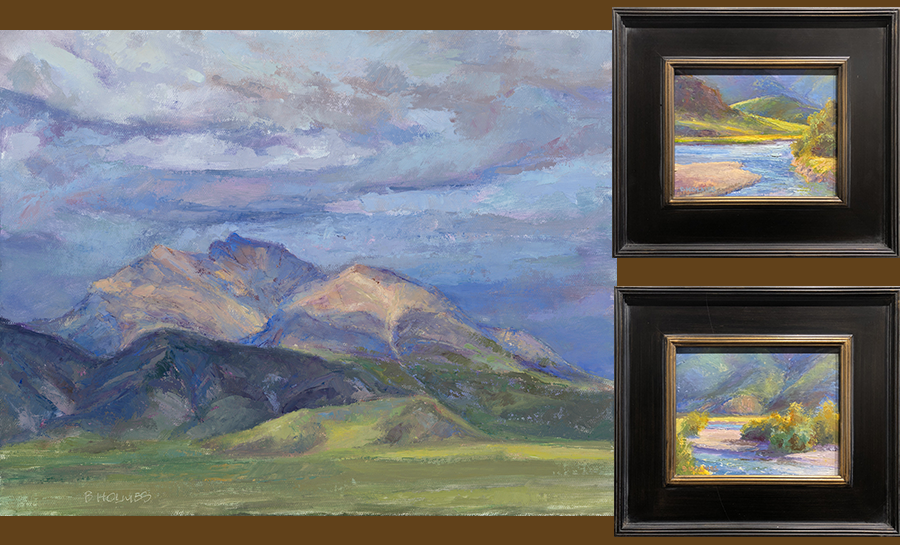 Bonnie Holmes oil paintings of the Madison Valley in Montana